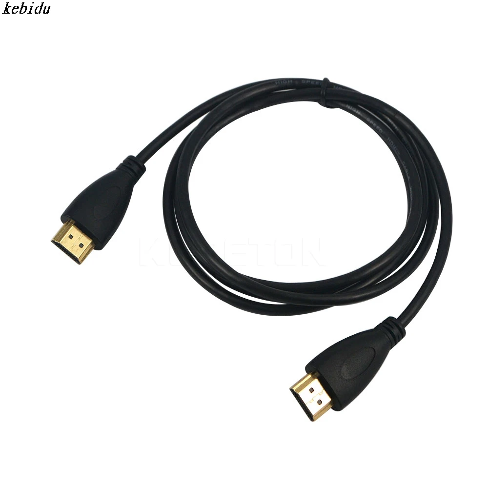 Kebidu 1 5 м кабель видео кабели позолоченный Мужской HDMI совместимый сплиттер 4 1080P 3D