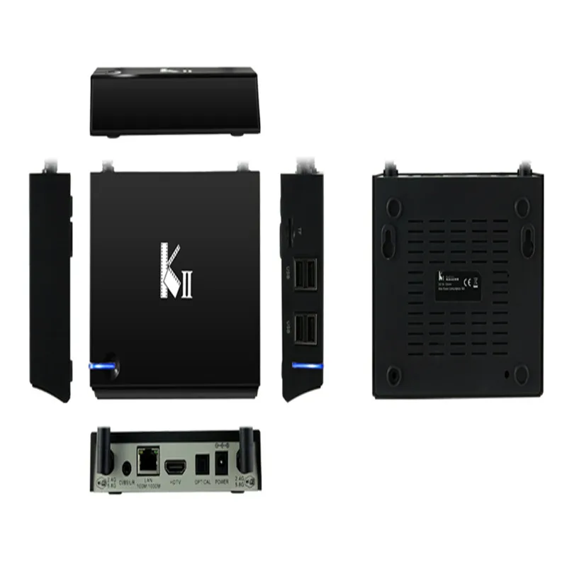 1 ШТ. КИИ Amlogic S812 Quad Core Android TV Box XBMC KODI H.265 HEVC 4.4 2.4 Г и 5.8 Wi Fi 2T2R Гига RJ45 2 GRAM/8 Rom 4K2K|android