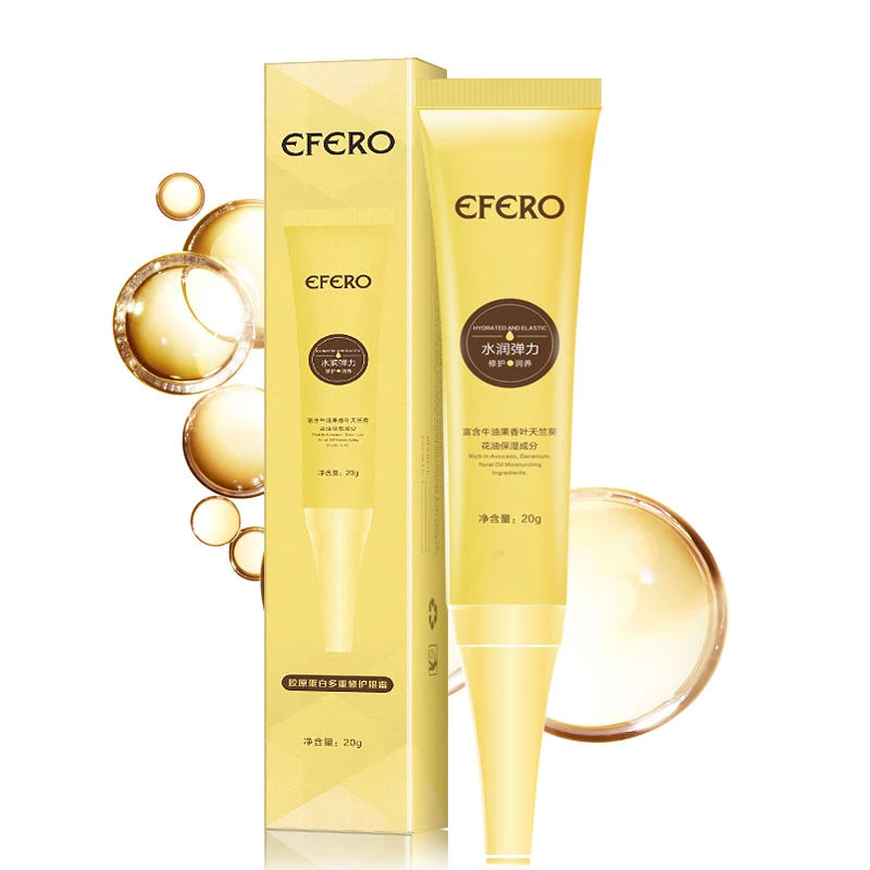 Snail Cream Moist Face Cream Whitening+Eye Cream Faced Anti Aging Anti Wrinkle+Crystal Collagen Eye Mask EFERO