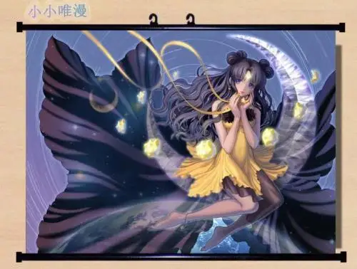 Аниме Сейлор Мун Сатурн домашний декор плакат настенный прокрутка|wall scroll|anime wall