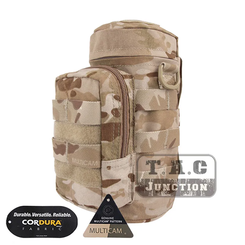 Emerson тактический MOLLE H2O гидратация бутылки воды перевозчик Карманный чайник утилита мешок EmersonGear воды сумка поясные сумки на плечо - Цвет: MCAD