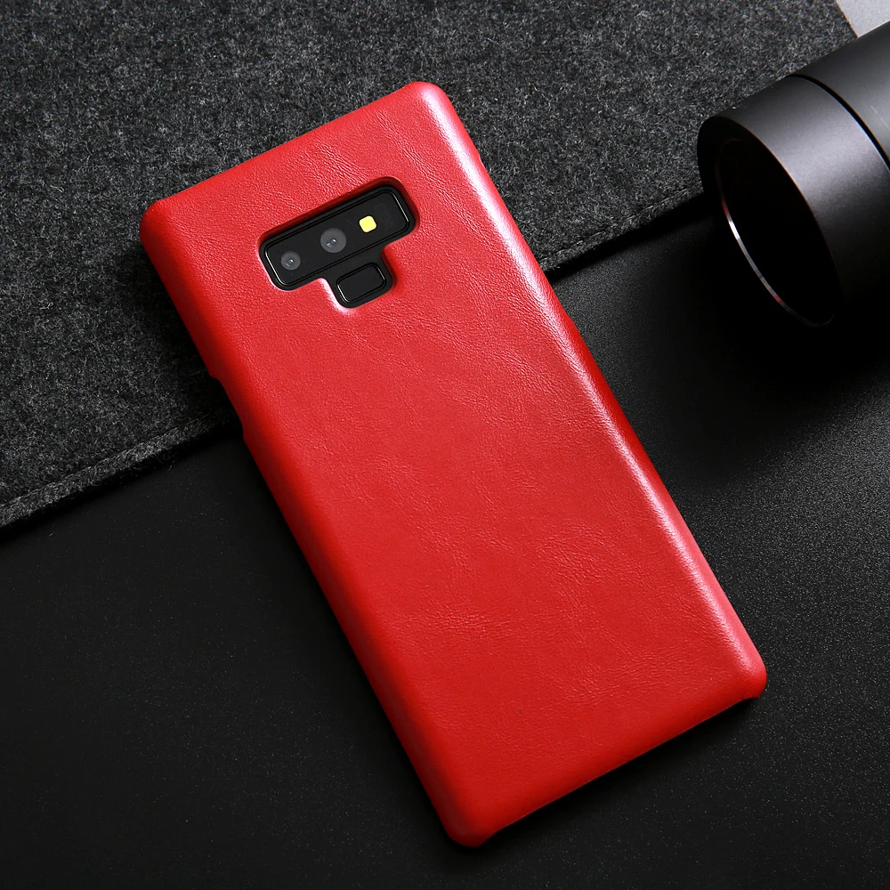 Чехол для Samsung Galaxy Note 9 роскошный чехол из натуральной кожи Модный воловьей