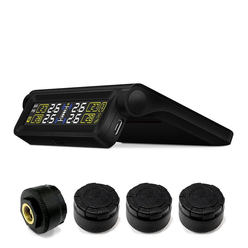 T680-TL умная Автомобильная TPMS система мониторинга давления в шинах Солнечная