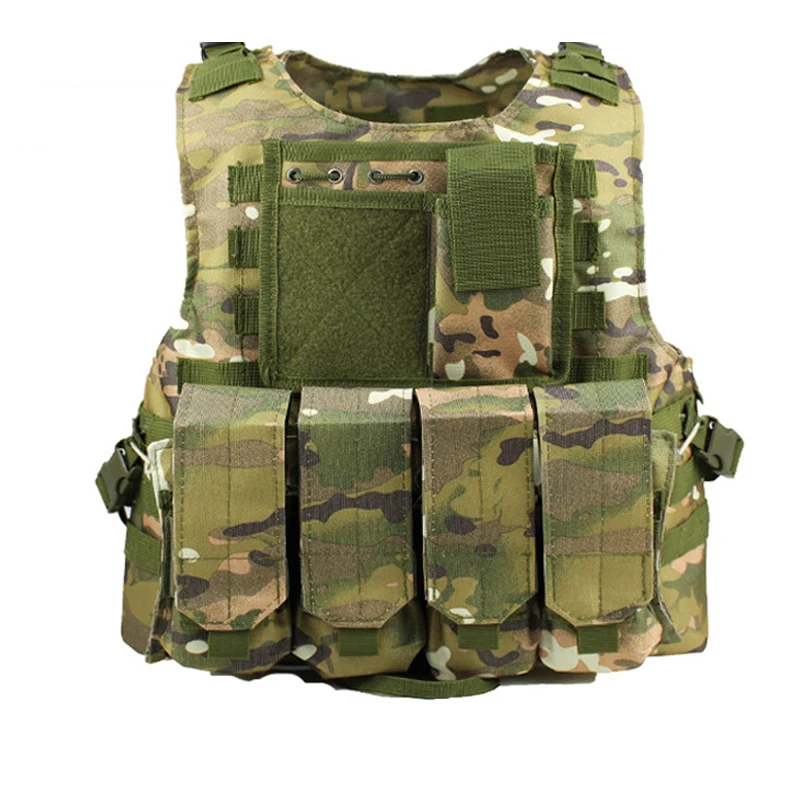 Военный тактический жилет Molle Combat штурмовая пластина Перевозчик взрослая военная игра битва боевая одежда полицейский открытый охотничий жилет - Цвет: CP