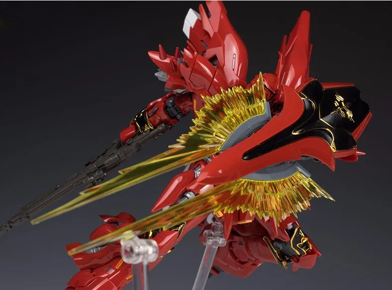 Bandai подлинный RG 1/144 аниме HG MSN-06S Sinanju Gundam Модель Собранный робот фигурка gunpla горячие детские игрушки Рождественский подарок