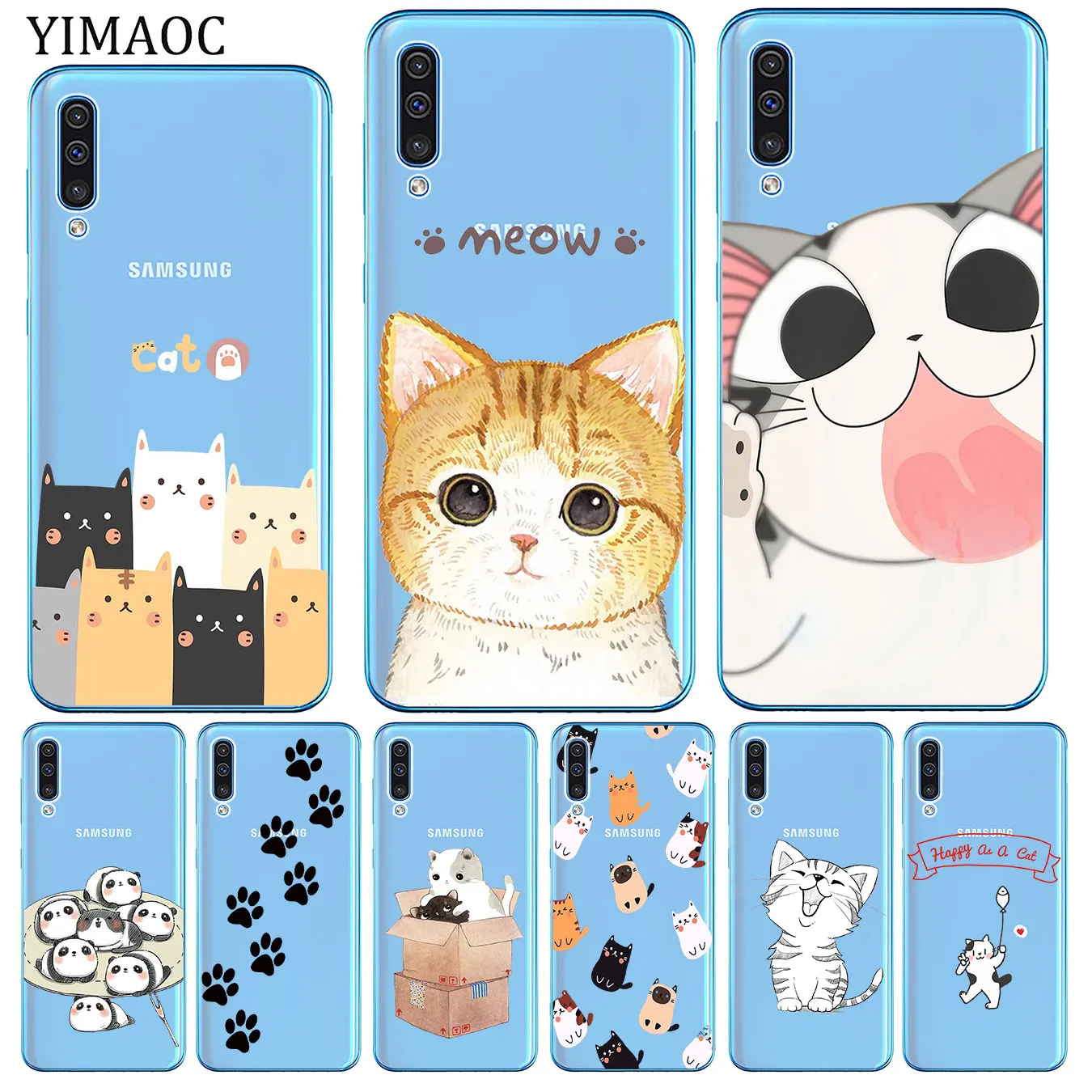 Мягкий силиконовый чехол для Samsung Galaxy A70 A60 A50 A40 A30 A20 A10 M10 M20 M30 M40 TPU|Бамперы| |