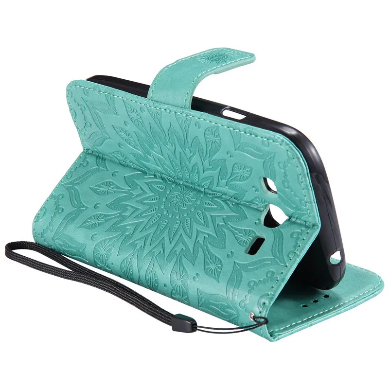 Роскошный 3D кошелек с подсолнухами кожаный флип-чехол чехол для Samsung Galaxy Grand Neo Plus