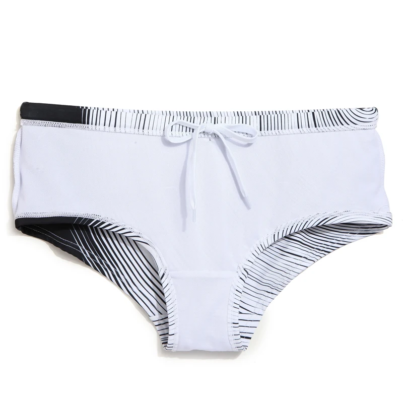 Мужские трусы для плавания Taddlee черные плавки с карманом пениса шорты