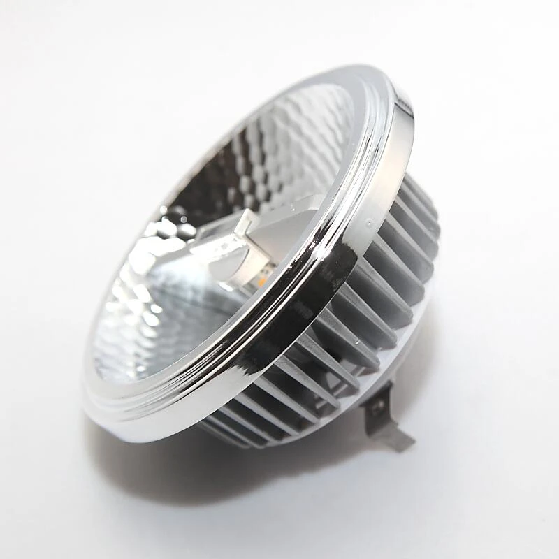 10 шт. AR111 QR111 ES111 GU10 Светодиодная лампа Вт 12 15 DC12V прожектор cob свет Ampoule G53 теплый