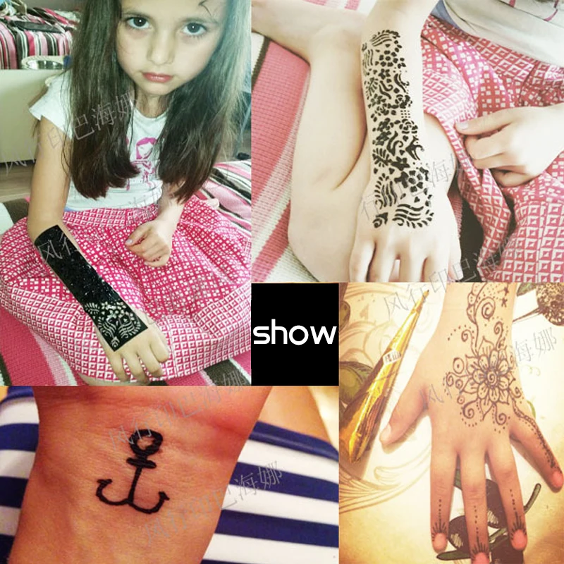 Индийская Кавери хна конусов временная краска для тела коричневый цвет 1 шт.