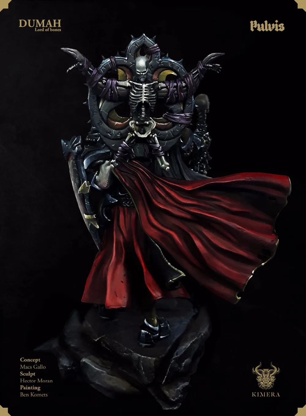 [Loong Way Miniatures] Kimera модели Dumah 75 мм полимерный Миниатюрный