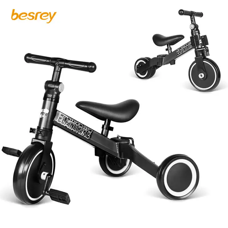 BR-C7276 Besrey Дети 3 в 1 Trike легкий младенческий велосипед баланс велосипед ходунки для детей в возрасте от 2 до 5 лет Крытый Открытый - Цвет: BR-C7276