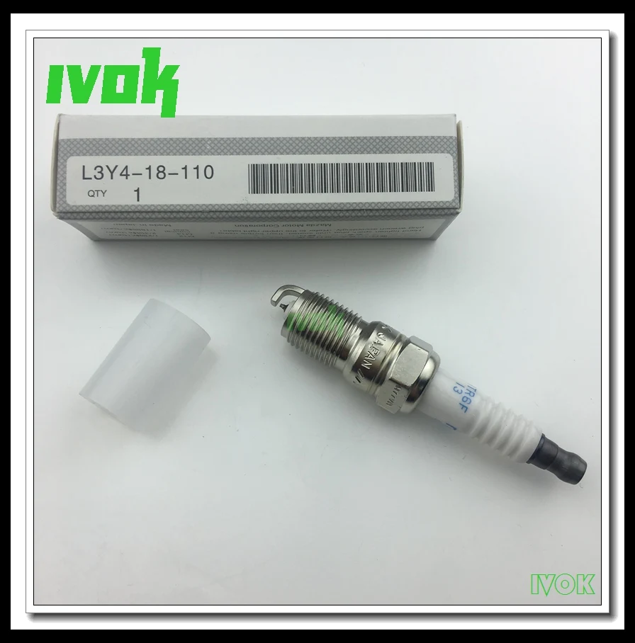 10 шт./лот Иридиевые свечи зажигания для MAZDA 3 6 FIESTA FORD FOCUS MONDEO VOLVO S40 V40 C30 L3Y4 18 110 ITR6F