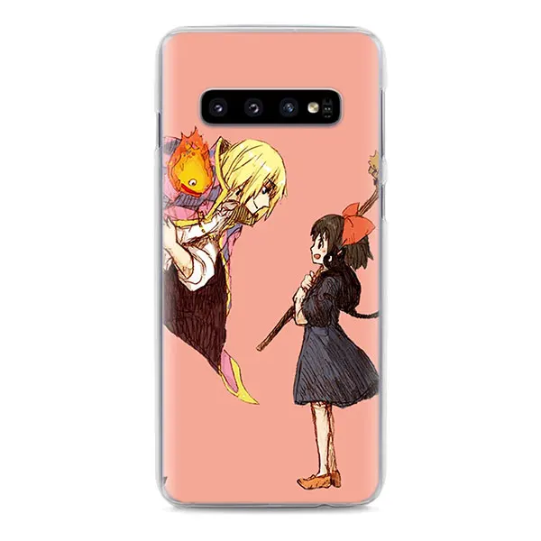 Чехлы для телефона Studio Ghibli Howl's Moving замок для samsung Galaxy S8 S9 S10 Plus S10e M10 M20 M30 A10 A30 A50 Жесткий Чехол для задней панели ПК - Цвет: 05