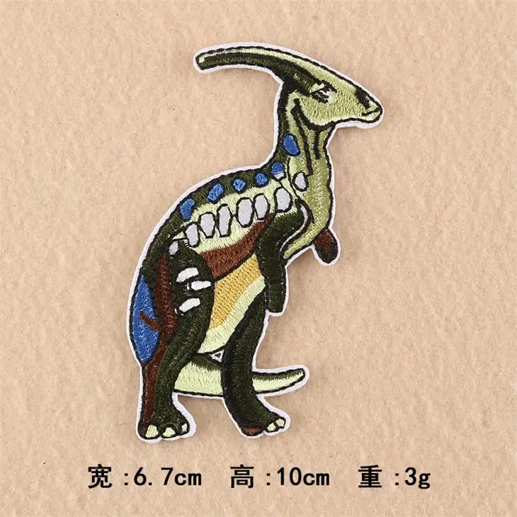 10 pcs of style 8 Новое прибытие 10 шт. Dino. животные Вышитые мультфильм патчей Утюг на шляпу мешок обуви аппликация одежды вышивка патч DIY аксессуар - Цвет: 10 pcs of style 8