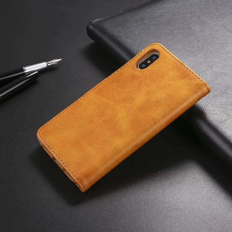 Чехол для телефона для iphone 6, 6s, 7, 8 Plus, Xs Max, XR, X, чехол, роскошный кожаный магнитный чехол-кошелек для iphone 6 Plus, 7 Plus, Coque