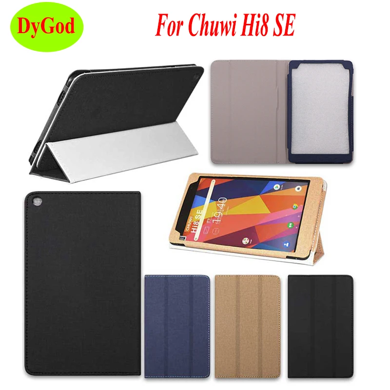 Чехол DyGod для планшета Chuwi Hi8 SE 8 0 дюйма тройного сложения искусственная подставка