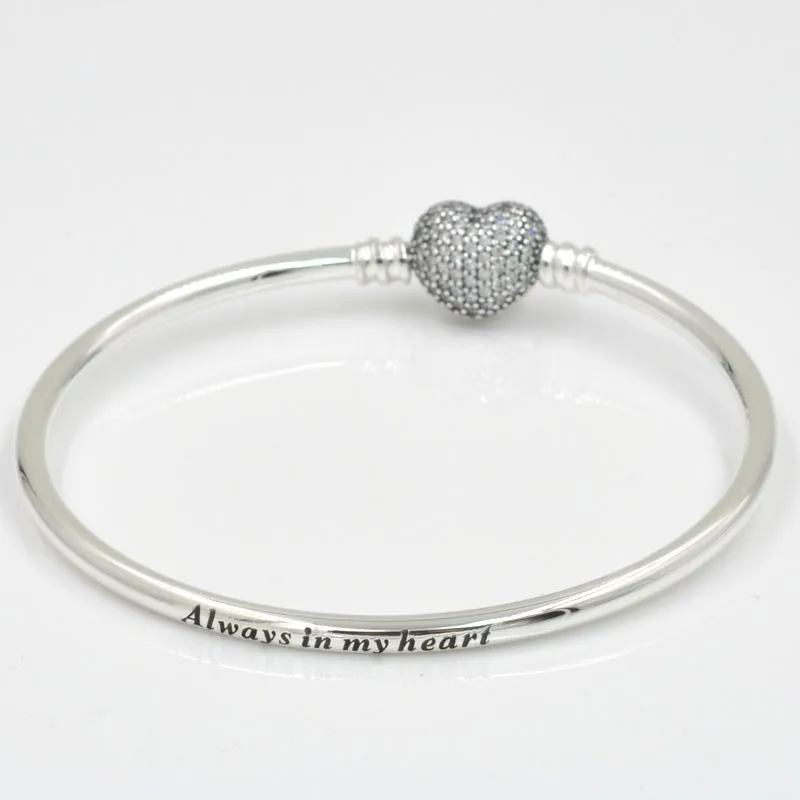 925 Стерлингового Серебра ювелирные изделия Моменты Серебряный Браслет с