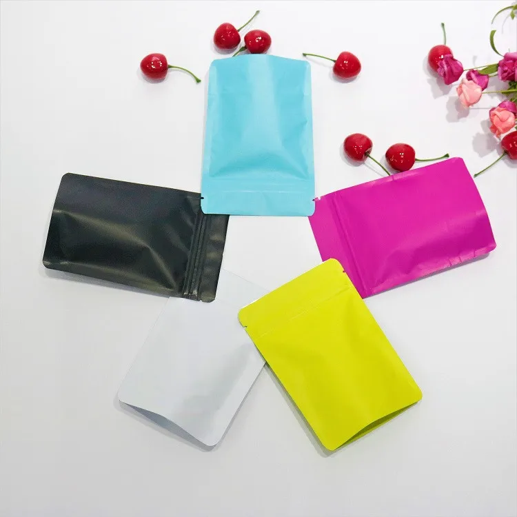 Leotrusting 50 шт. стоячий матовый цвет алюминиевая фольга Zip Lock Resealable теплоизоляция