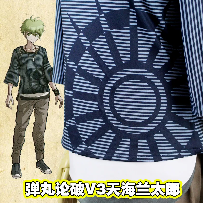 Аниме Danganronpa V3 рантаро Амами Косплей Костюм Полный комплект униформы Danganronpa V3-Killing Harmony Хэллоуин вечерние Косплей