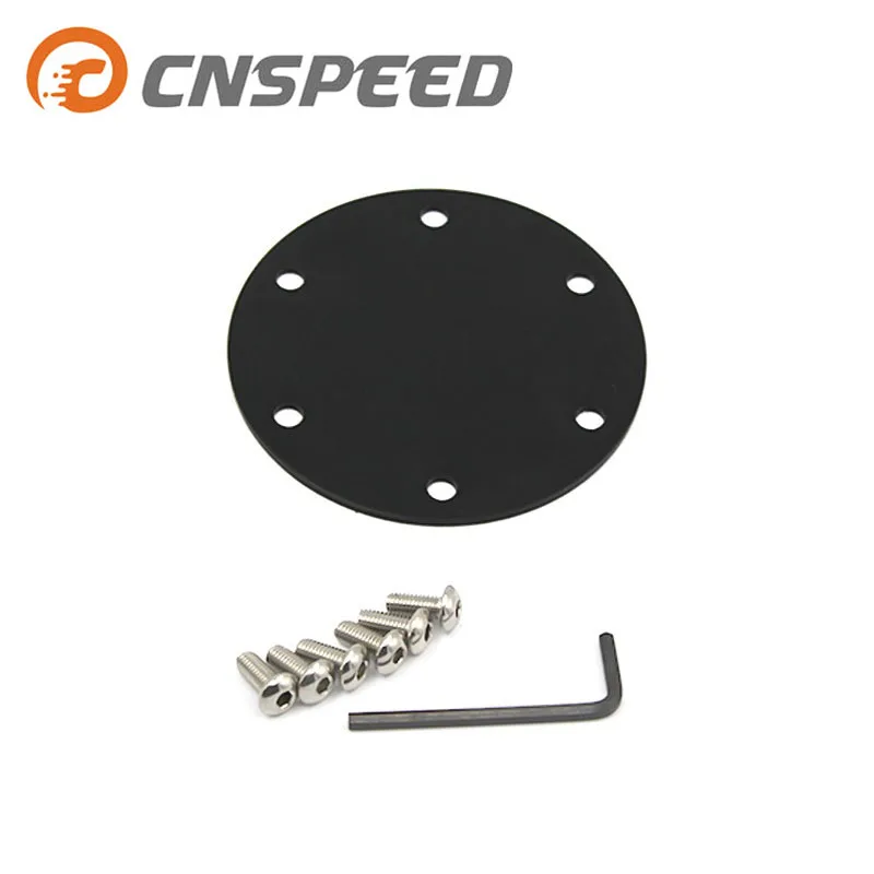 CNSPEED 6-луночное центральный колпачок колеса Универсальный хром черный YC100439-BK