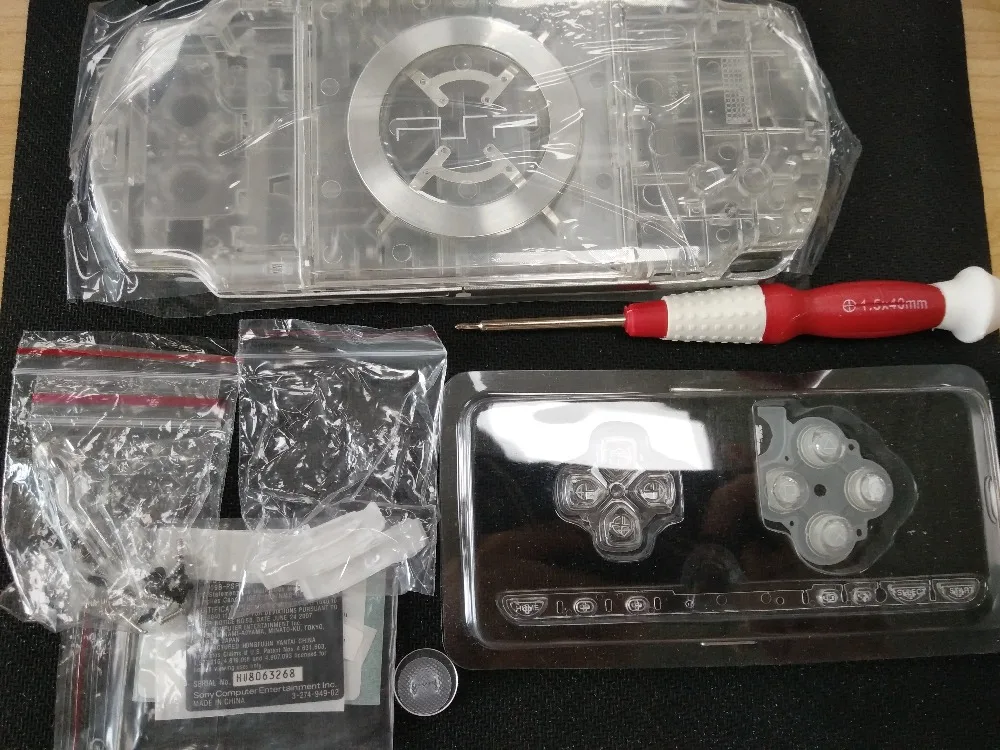 Высококачественный чехол для PSP 2000 PSP2000 Консоль Корпус с кнопками комплект и