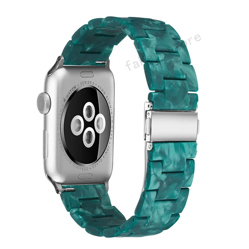 Ремешок из смолы для apple watch series 4/2/1 44 40 42 мм 38 iwatch браслет наручный ремень