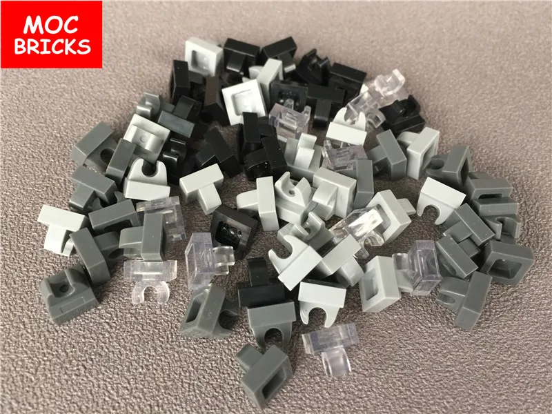10 шт./лот MOC кирпичи Сделай Сам плитка Модифицированная 1x1 с зажимом подходит 2555