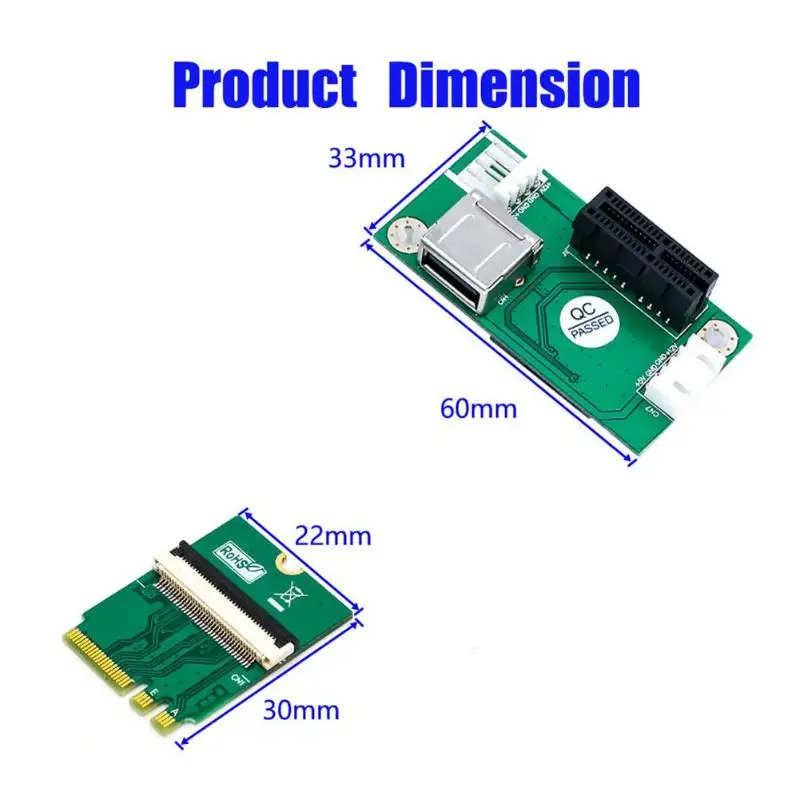 ALLOYSEED NGFF M.2 ключ A/E к PCI-E Express X1+ USB адаптер Riser Card с FPC кабелем