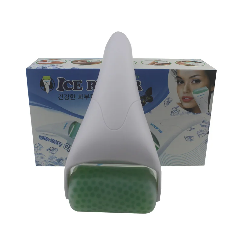 Ледяной ролик охлаждающий кожу массажный для лица мезо лапки или комфорт кожи