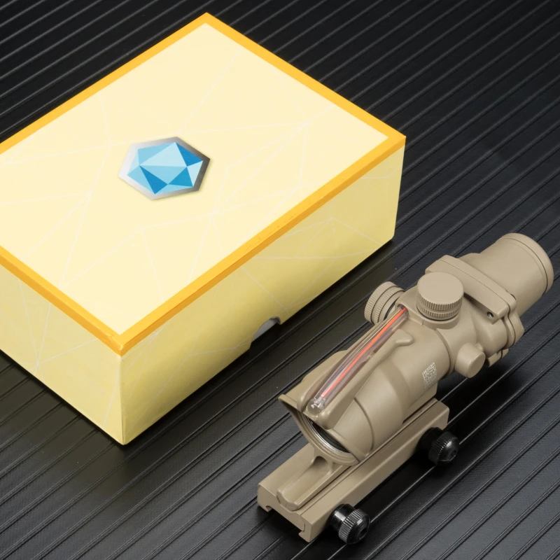 ACOG 4X32 оптический прицел с красной подсветкой черного цвета тактический