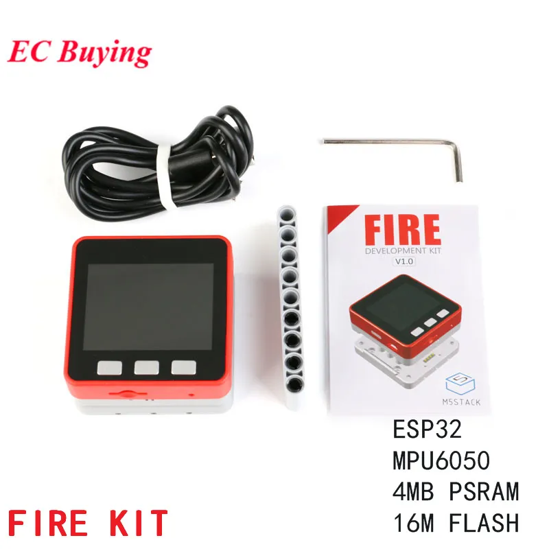 M5Stack PSRAM 2 0 FIRE IoT Kit Dual Core ESP32 16M-FLash + 4M-PSRAM макетная плата MIC/BLE MPU6050 MAG3110 Micropython ZK5 |