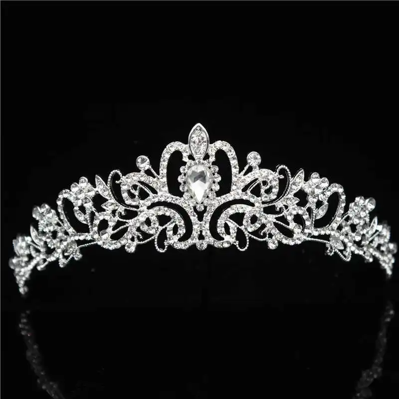 Style 5 11 видов конструкций Хрустальная свадебная тиара Корона для девочки/женщины диадема на выпускной вечер украшения для волос Свадебные невесты украшения для волос аксессуары - Окраска металла: Style 5