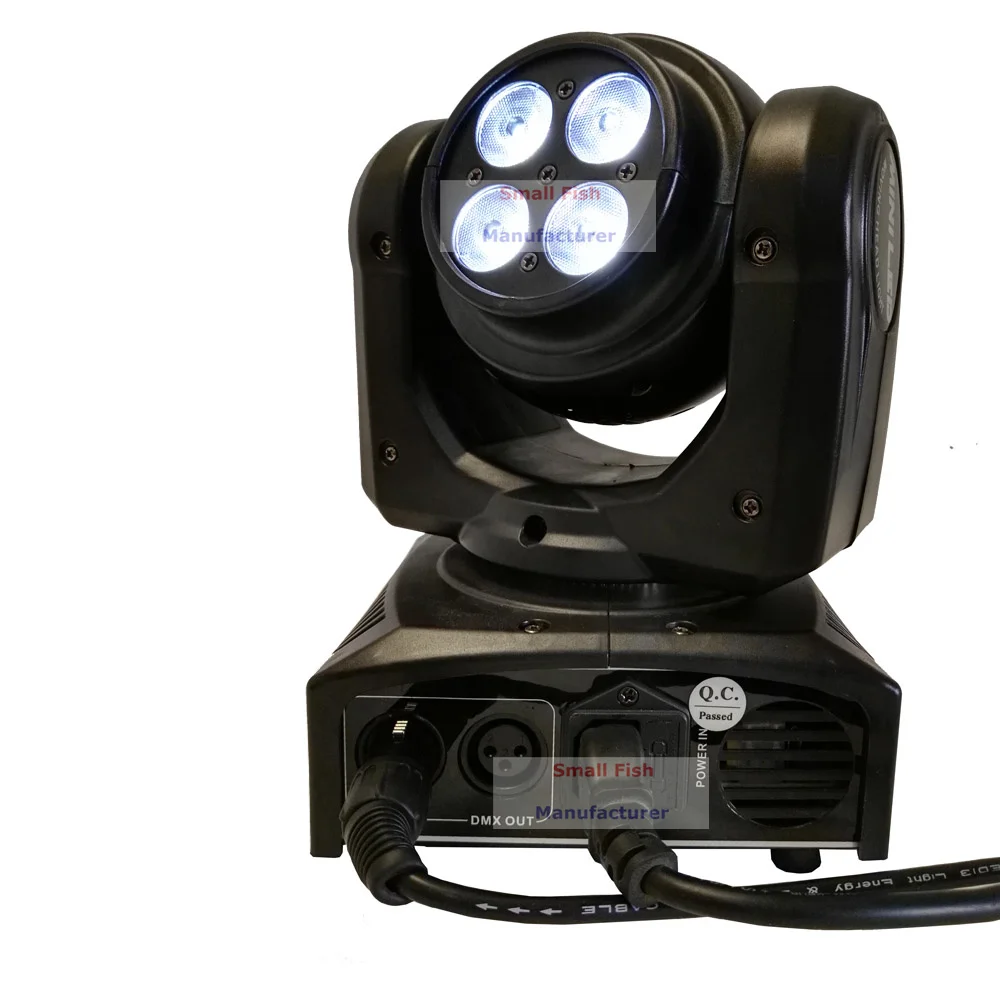 Дешевая цена 8xlot мини двухсторонний СВЕТОДИОДНЫЙ Moving Head Wash Light Высокое качество