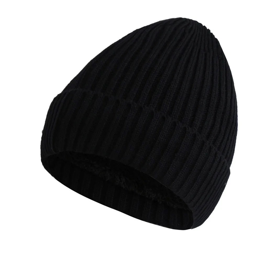 Женская Вязаная Шерстяная Шапка Gorros Mujer теплая Повседневная вязаная шапка с