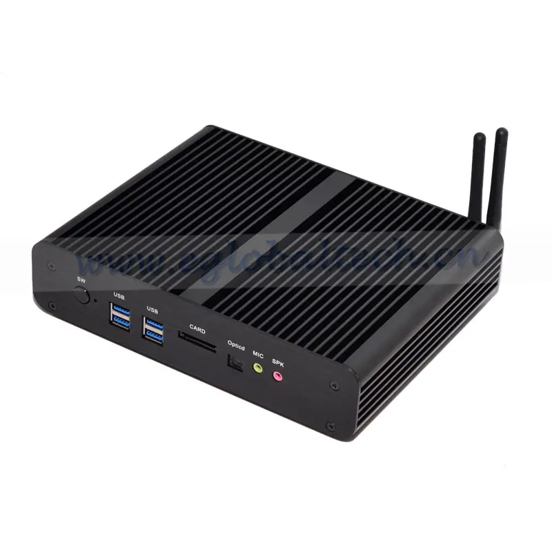 Mini PC Окна Безвентиляторный ПК i7 Компьютерная Игра Haswell Intel Core 4500U 8 ГБ RAM 128 SSD HTPC 4 К
