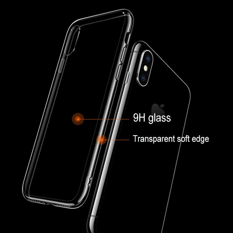 Чехол из закаленного стекла для iPhone 6 7 8 plus X XS чехол для max XR стеклянная крышка для iPhone 7 x R 6 8 plus xs max чехол для телефона i чехол для телефона 7