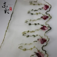20yards9cm embroidery lace fabric for crafts supplies hight quality decorative sewing tape diy supplies clothing accessories