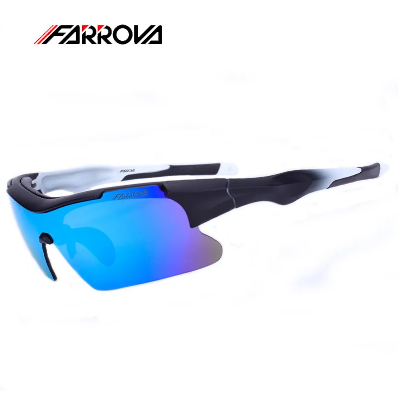 Farrova Polarized Cycling Sunglasses Men Women Eyewear Motorcycle Glasses Bike Sports Goggles 5 Lens for Hiking Fishing | Спорт и