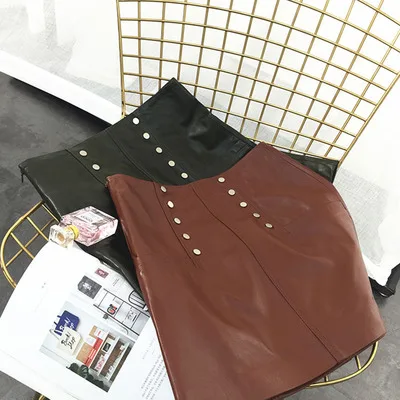 

2020 New Fashion Real Genuine Sheep Leather Skirt G23