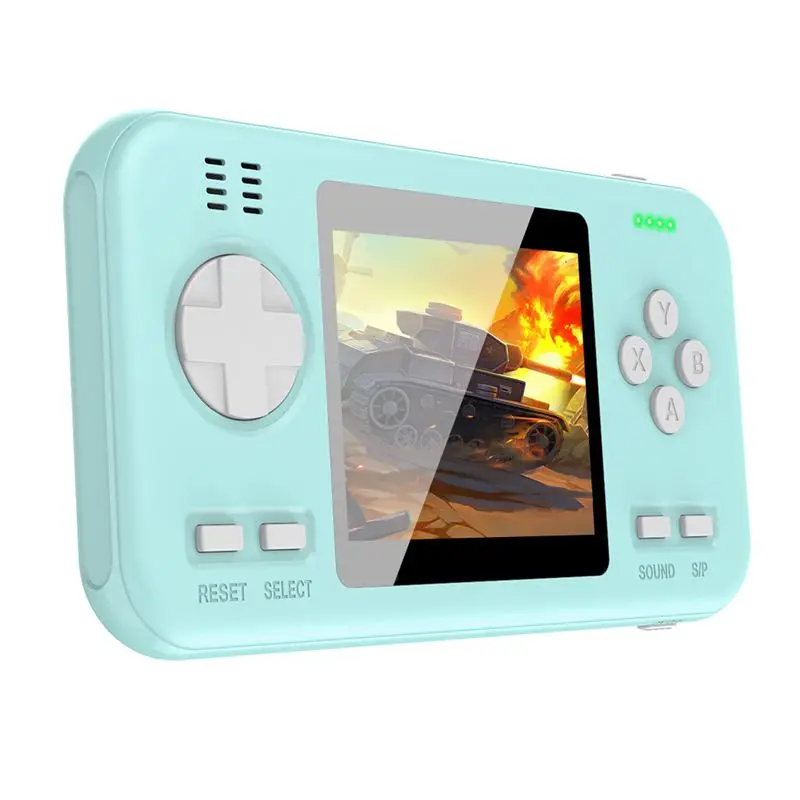 Sky blue Портативная игровая консоль, ретро игровая машина с 8000 мАч зарядным устройством, Buil-in 416, классические игры, игровые Игрушки - Цвет: Sky blue