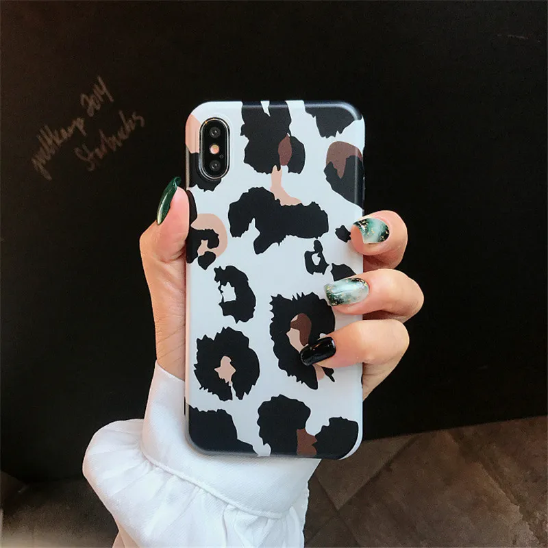 Leopard Soft Phone Case For iPhone 6 S Plus 7 7Plus Fundas Cover 8 X XS XR Max 6S Cases Coque Capinha |