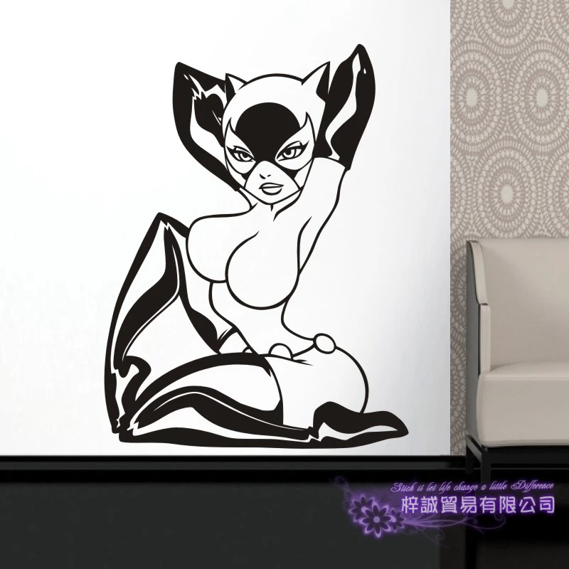 Обнаженных женщин по уходу за красотой вашего тела стикер стены ванной KTV для