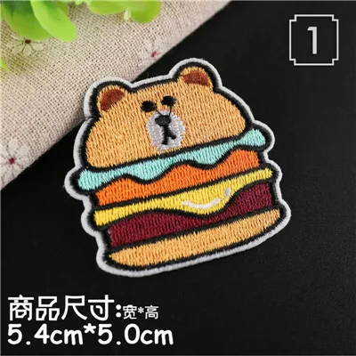 TYPE A 10PCS 10 шт./лот, недорогие маленькие нашивки в виде цветка, жука, звезды, радуги, железные нашивки для одежды, DIY, аксессуары для аппликации, милые тканевые наклейки - Цвет: TYPE A 10PCS