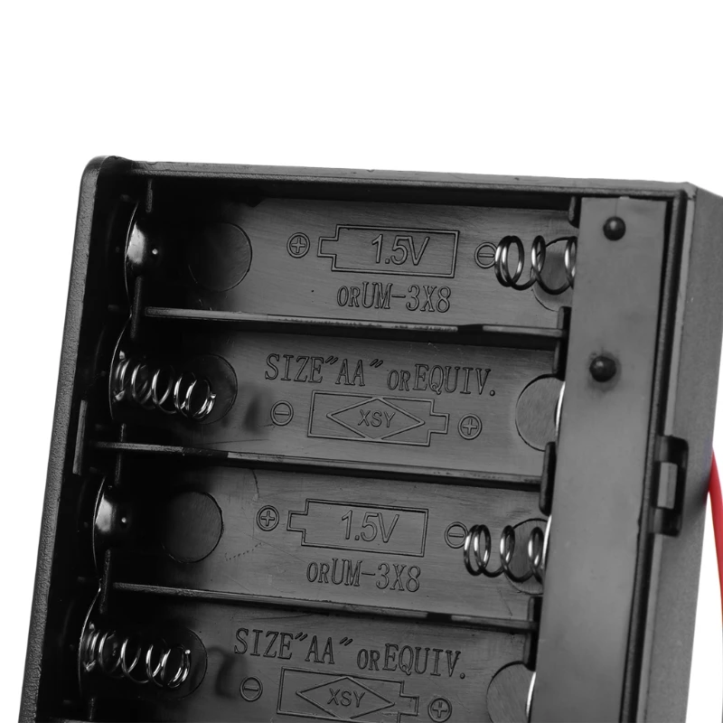 Портативный ABS DIY Чехол-держатель батарейного отсека с крышкой для