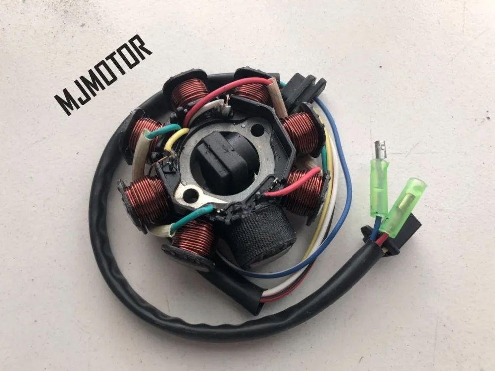 8 катушечный статор магнитный генератор для Chinesse GY6 125 150 152QMI QJ Keeway Scooter Honda Yamaha ATV