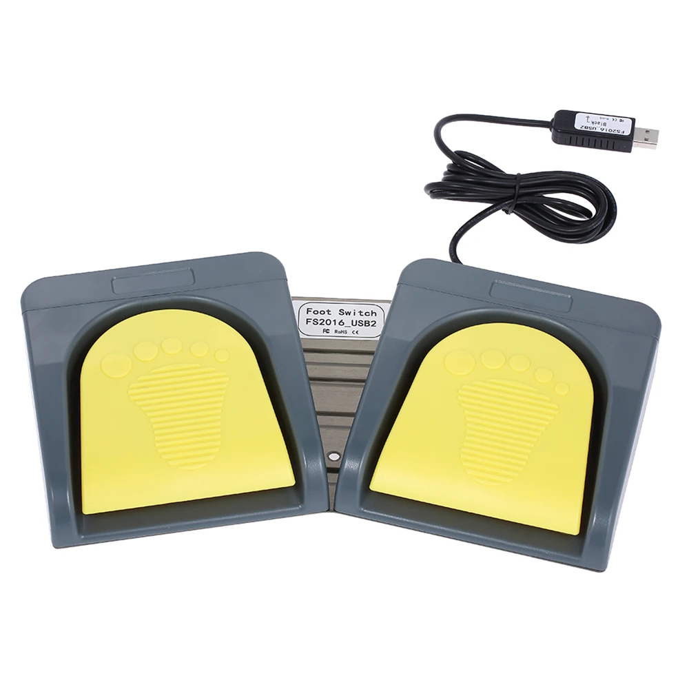 PCsensor USB 2 ножной переключатель управления клавиатура мультимедиа геймпад мышка