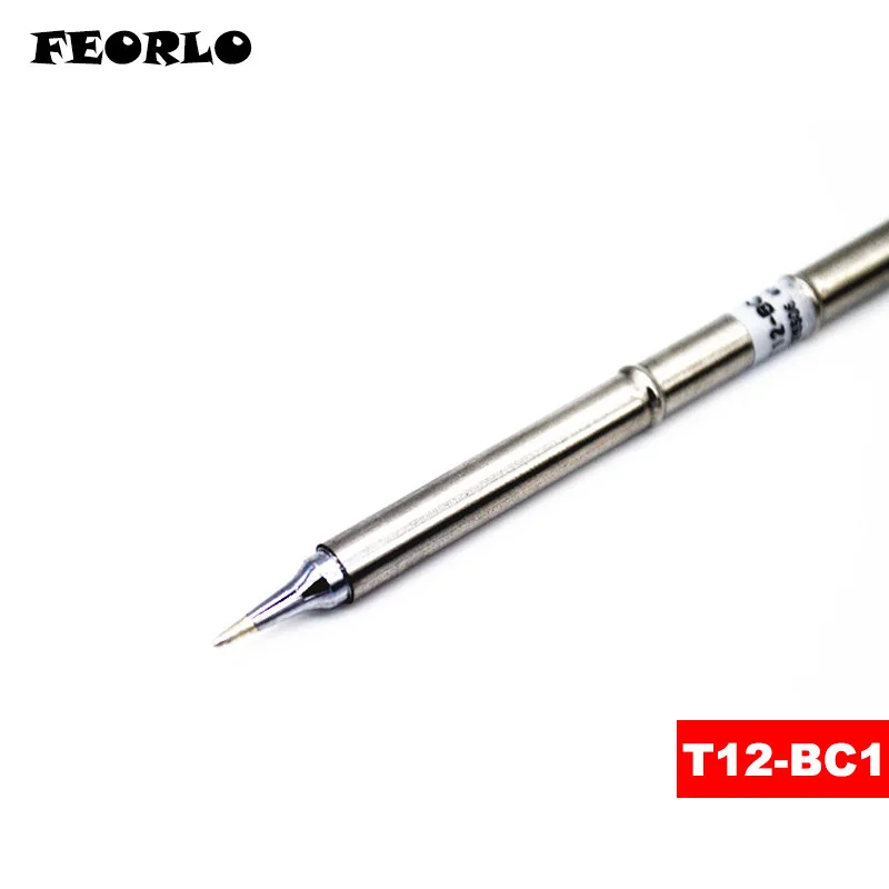 FEORLO 4 шт. T12 C4 BC1 C1 паяльник наконечники серии для Hakko D12/FX 950 Бесплатная