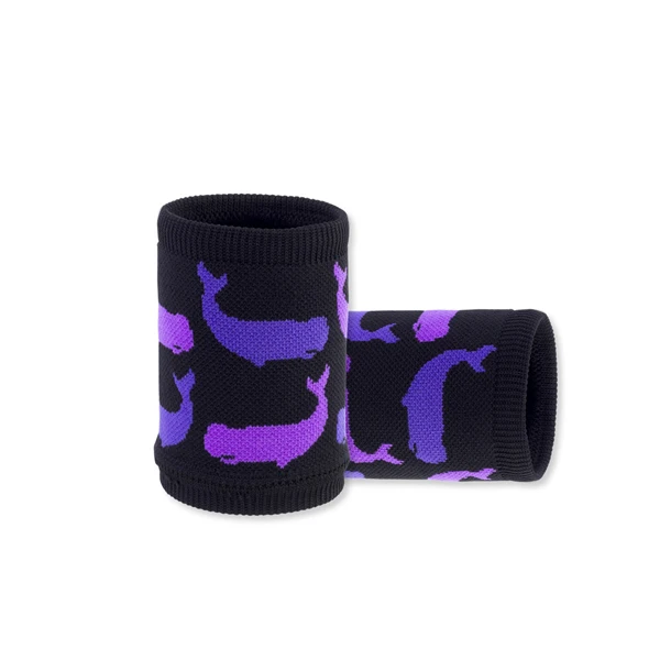 Purple Спортивный напульсник мягкий Напульсник для запястного тоннеля, облегчающий боль в запястье наручный бандаж Теннисный напульсник - Цвет: Purple