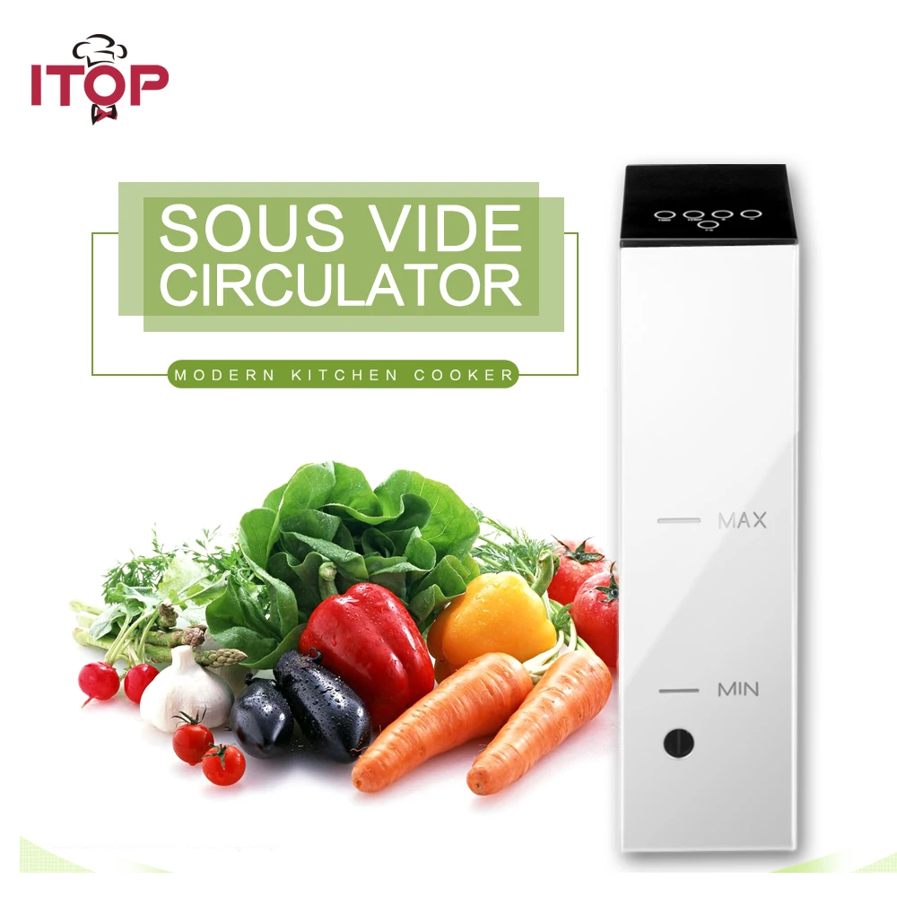 ITOP Электрический Sous Vide использовать с вакуумным упаковщиком Кук вакуумной упаковки еды тепловой погружения циркулятор